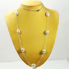Fashionable Baroque Pearl Necklace Bijouterie