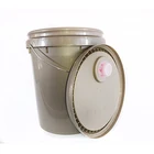 several kind colors of plastic paint bucket/pail/barrel