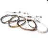 Stackable Semi Precious Gemstone Friendship Bracelets custom adjustable natural stone bracelet