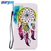 Cartoon Relief Gloss Printing PU Leather Cover Wallet Phone Case for iPhone 8 Plus / 7 Plus
