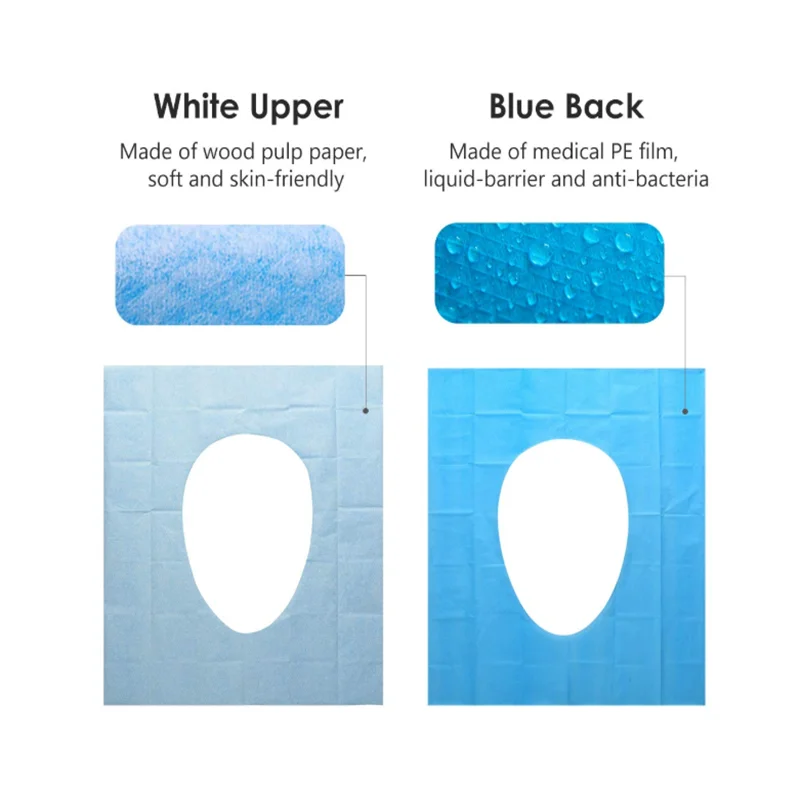 VOBAGA disposable flushable kid paper toilet seat covers travel