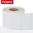 Coated art paper self adhesive barcode blank stickers label roll for sequence code print