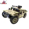 Military Building Blocks Remote Control Off-road Vehicle Toys For Kids
