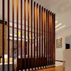 House Decoration Elegant Insulation Partition Divider Timber Tube