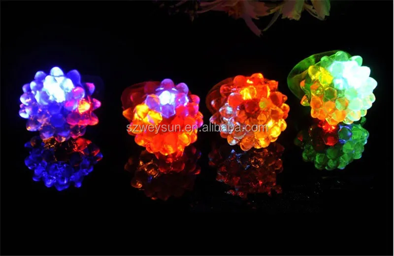 jelly rings toy luminous strawberry model ring girl evening of