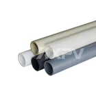 DIN Custom Size Plastic PVC PVDF PPH FRPP channel Pipes For Water Supply And Industry