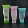 personal care packaging empty refillable gloss pe plastic soft tube for hand cream