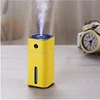 FY fashion Essential Oil Diffuser Mini Ultrasonic Square D Humidifier Air Purifier Night Light USB Car air freshener for Office