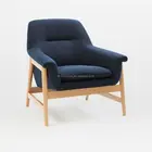 modern fashion Scandinavian furniture leisure wood fabric chair