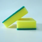 Kitchen dish washing cloth scouring pad composite sponge