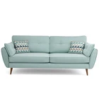 Nordic Style Modern Wooden Fabric Living Room Furniture Sofa