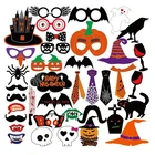 38 Pcs Halloween Photo Booth Props Kit Halloween Party Decorations