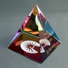 fashion crystal pyramid paperweight MH-JZ041