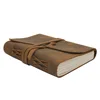 HANDMADE BUFFALO LEATHER JOURNAL BOOK and beautiful crafted writing leather cover diary with cotton rag paper, 7x5 inches