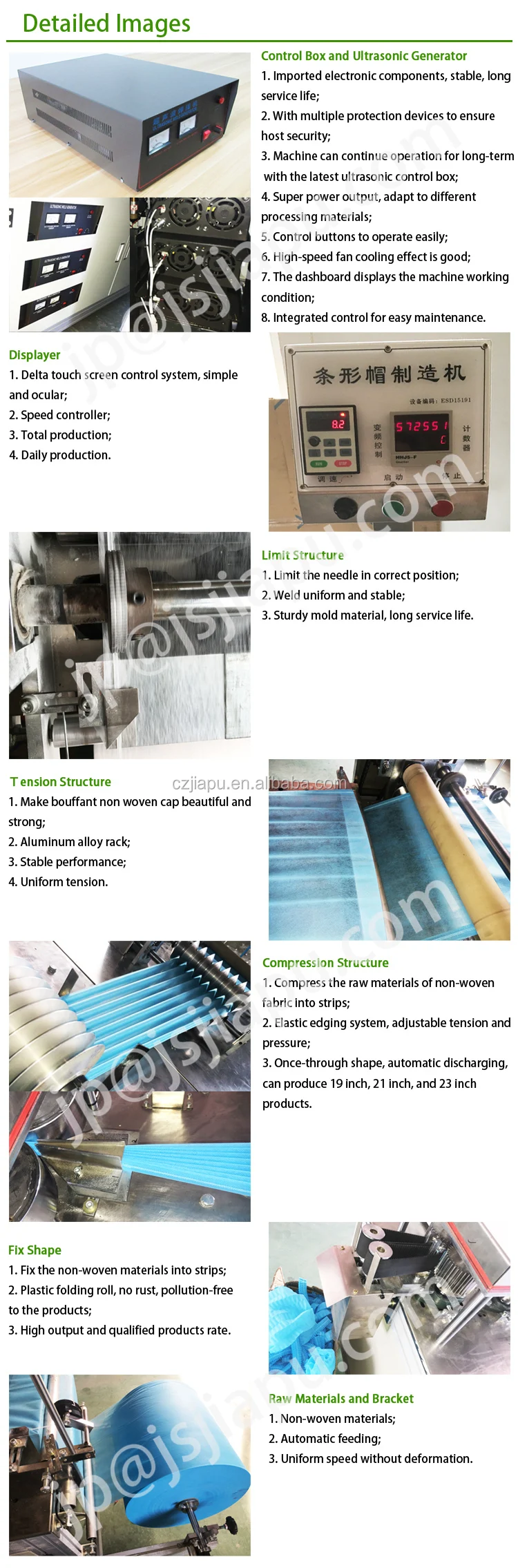bouffant cap making machine