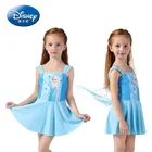 Genuine Disney Swimsuit Girls Children Swimwear One-piece Swimsuit Summer