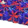 Bright-coloured big flowers fabric swimwear nylon polyamide beachwear lycra fabric wholesale