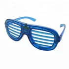 light funky cheap led shutter glasses blue Flashing party led Glasses