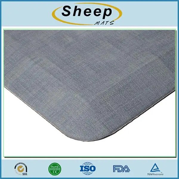 China pu foam waterproof comfort anti fatigue office standing mat