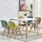 Table Mdf 120x80cm Mesas De Comedor Simple Wooden Centre Table Designs MDF Wooden Dinning Table With Chairs