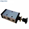 4R Series 4R210-08 5 way 2 position Port 1/4" BSP push spring return Pneumatic Hand Operated directional control valves