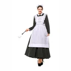 Custom sexy japanese maid dress black maid cosplay uniform