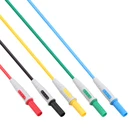 ETA4394S 4mm soft Silica gel double ends banana plug test lead multimeter lead