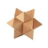 Top Brand In China baby brain development toys wooden kids star shape puzzle