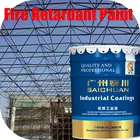 Anti fire resistant retardant paint
