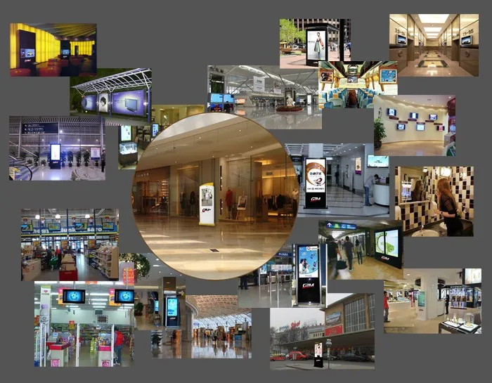 Wall Mount Mirror Screen Networking Ad Displayer Mirror Screen Lcd Player Bathroom Magic Mirror Screen Android Digital Signage