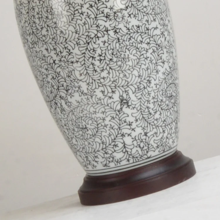 New Arrival Chinese ceramic traditional ceramic table lamps for bedroom