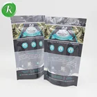 Top Resealable Bottom Gusset Plastic Animal Feed Pet Food Dog chew Packaging Bag With Zipper