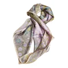 2019 new fashion designer mix color all match square silk scarf large shawl