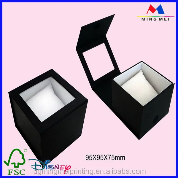 unique cardboard gift boxes with clear window/custom printed
