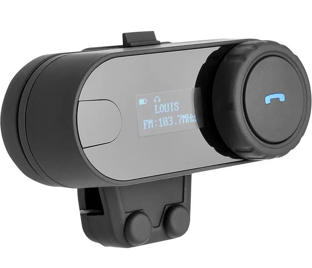 800m With Display & FM Bluetooth interphone motorcycle intercom (11)