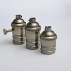 Holder E27 Bulb E27 Bulb Holder Vintage Brass Lamp Holder E27 E26 Electroplate Edison Bulb Holder