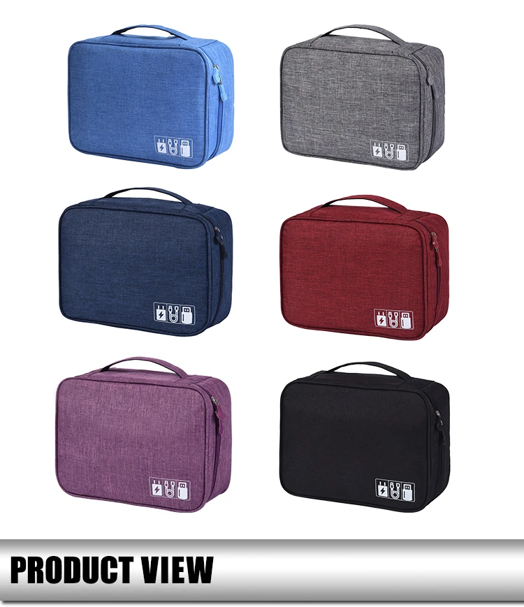 Wholesale Polyester travel cable organizer bag