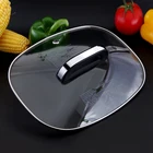 Special Design Stainless Steel Toughened Glass pot Lid For Kitchen Cookware With Handle and Hole