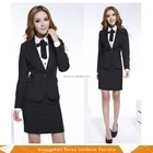 Hot graceful ladies suit designs for office uniform