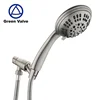 LY0467 Green Valves water save 304 stainless steel rainfall shower head