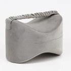 Sciatic Nerve Pain Relief Sleep Memory Foam Orthopedic Yoga Leg Bolster Knee Support Pad Pillow Factory Wuth Elastic Tape