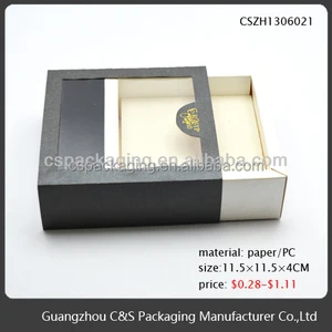 on sale cheap gift boxes see through window box
