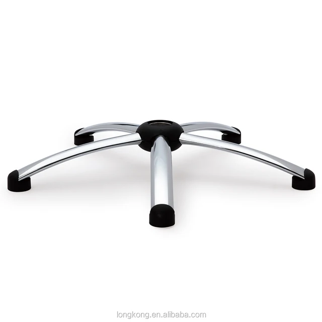 Commercial rolling electric gas lift and hanging hydraulic iron metal chair base