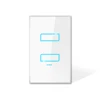 Lanbon 2 gang 2 way set easy on app wifi zigbee light switches remote control for smart home automation