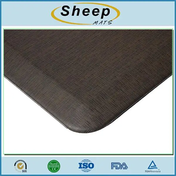 Non-slip pu foaming floor anti fatigue office comfort standing mat