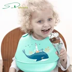Easily Wipes Clean Comfortable Soft Baby Bibs Keep Stains Off Babies or Toddlers Waterproof Silicone Baby Bib