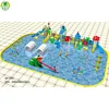 new product release aqua park games animal swimming pool playground long kids water play equipment QX-S001