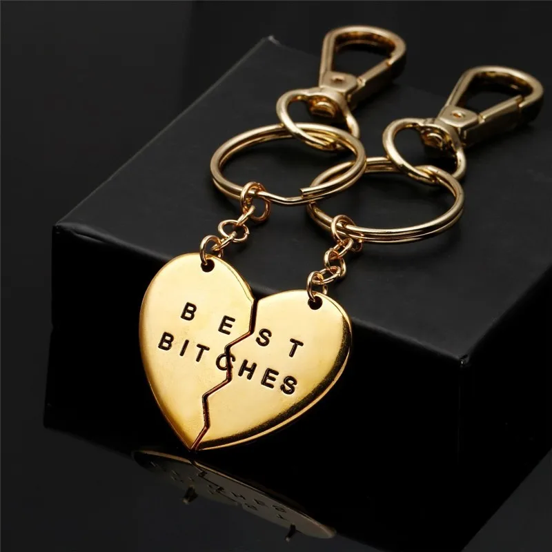 sweet love heart key ring couples romantic keychain lover gift