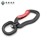 Multi Hiking 4KN Swivel Carabiner hook aluminium carabiner hook Dog Leash Snap Hook