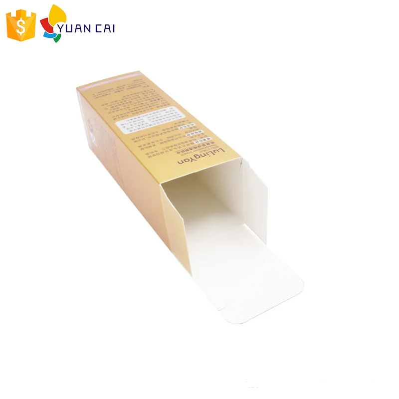 custom print cosmetic packaging white cardboard gift paper box